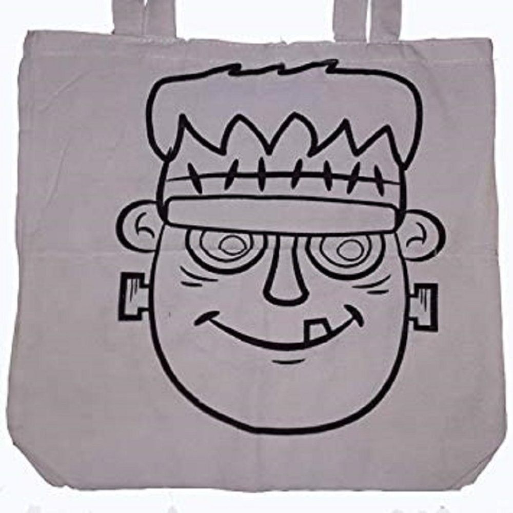 HALLOWEEN DO IT YOURSELF FRANKENSTEIN HALLOWEEN TOTE NEW